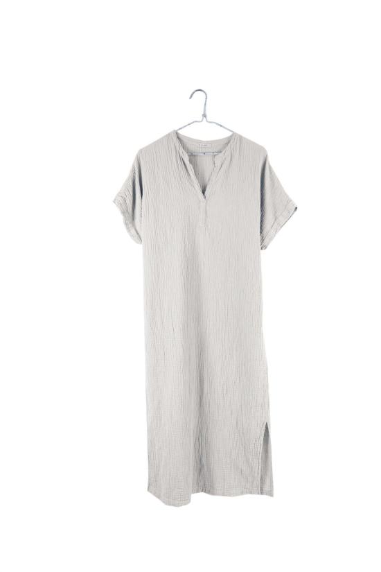  잇이즈웰 LA 롱 원피스 유기농 주름 거즈 드레스 - IT IS WELL L.A.