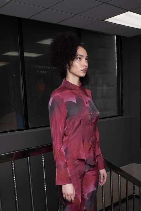  Untitled in Motion 블라우스 Untitled In Motion Gildas Top Profonda - UNTITLED IN MOTION