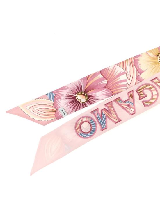  살바토레 페라가모 머플러/스카프 페라가모 브레자 방도 실크 스카프 - SALVATORE FERRAGAMO