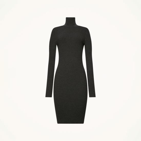  월포드 미디 원피스 울포드 메리노 립 드레스 - WOLFORD