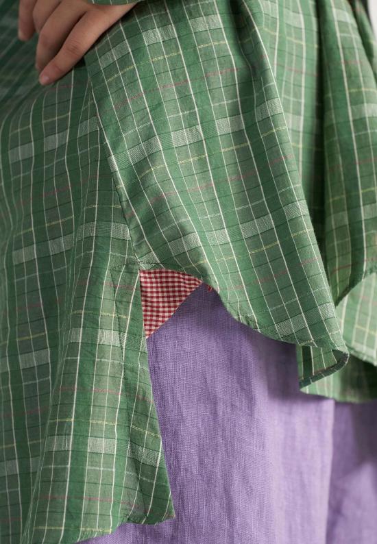  IKKIVI 셔츠 이키비 체크메이트 셔츠 그린 - IKKIVI