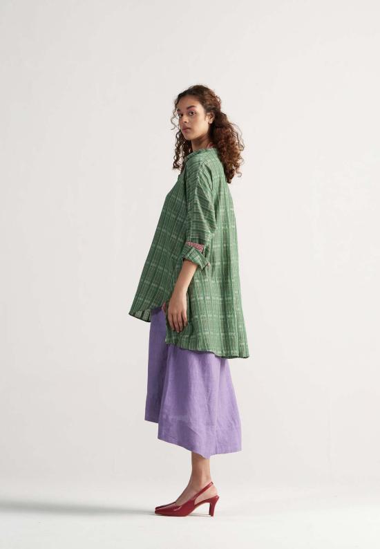  IKKIVI 셔츠 이키비 체크메이트 셔츠 그린 - IKKIVI