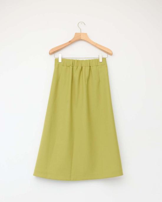  세이지 네이션 미디 스커트 랩 스커트 피스타치오 - SAGE NATION