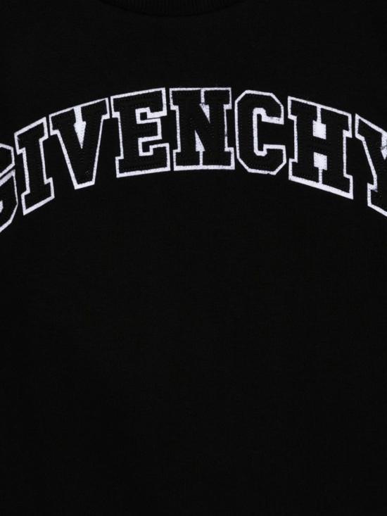  [키즈] 지방시 풀오버 키즈 크루넥 스웨트셔츠 블랙 - GIVENCHY