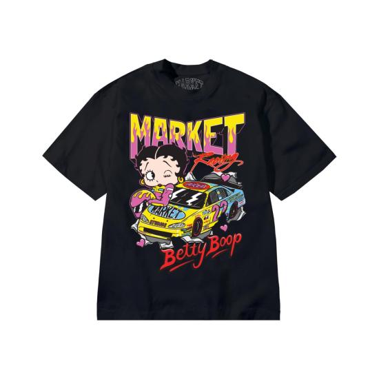  마켓 반팔 티셔츠 베티 부프 레이싱 티