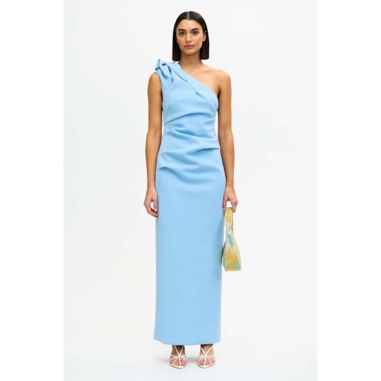  아클레어 롱 원피스 아클레르 브라코라 맥시 드레스 블루벨