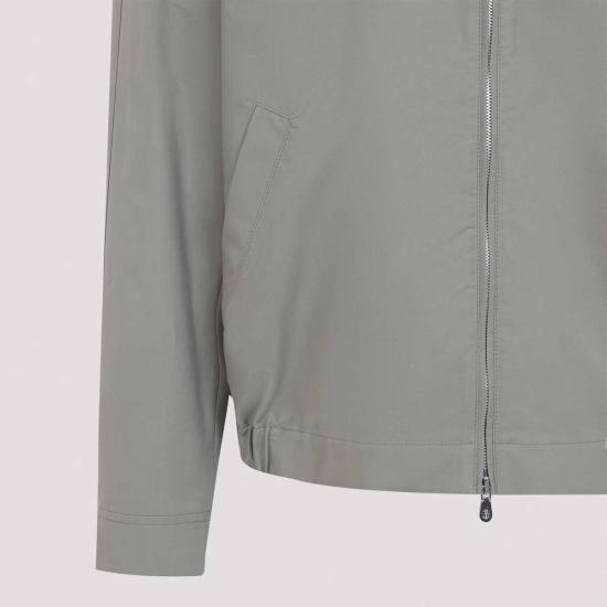  브루넬로 쿠치넬리 자켓 Brunello Cucinelli 코튼 재킷 카키 - BRUNELLO CUCINELLI