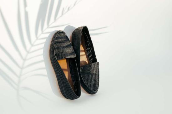  프라우드 메리 풋웨어 로퍼 라피아  블랙 - PROUD MARY FOOTWEAR