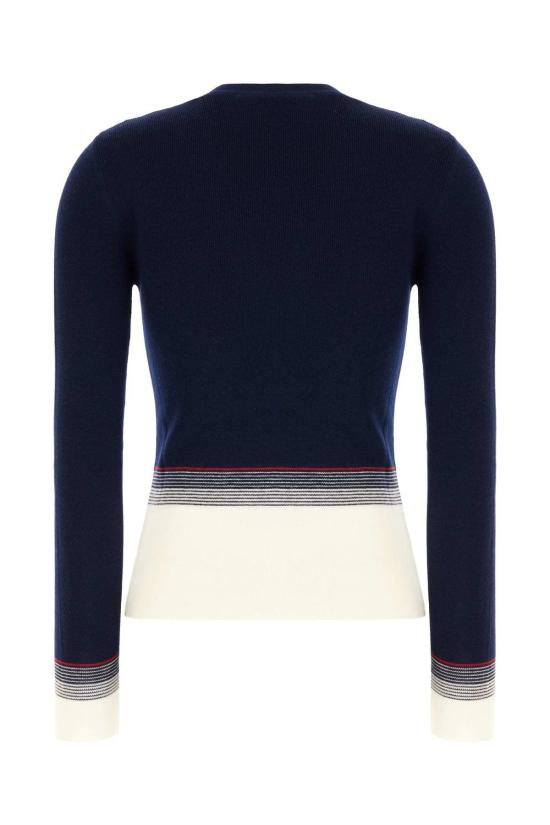  발렌티노 가라바니 가디건 Valentino Garavani 멀티컬러 울 카디건 네이비 Betulla - VALENTINO GARAVANI