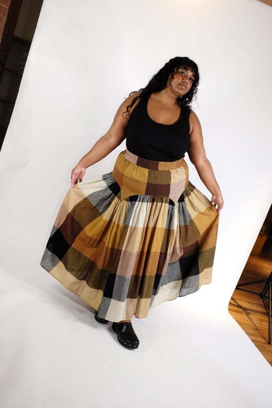  RUJUTA SHETH 롱 스커트 Rujuta Sheth Leila 스커트 Marni Chex - OTHER BRANDS