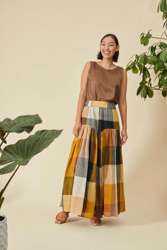  RUJUTA SHETH 롱 스커트 Rujuta Sheth Leila 스커트 Marni Chex - OTHER BRANDS