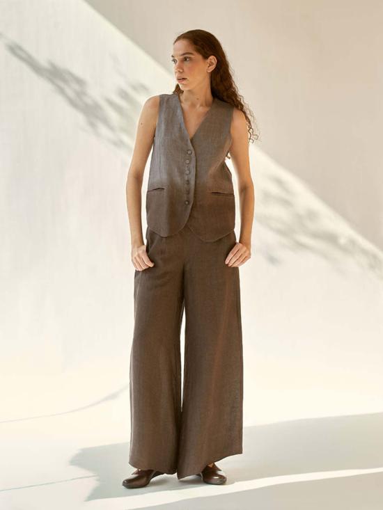  IKKIVI 스트레이트 팬츠 이키비 히어 쉬 고즈 세트 코디