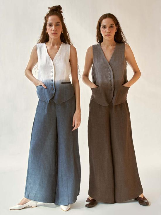  IKKIVI 스트레이트 팬츠 이키비 히어 쉬 고즈 세트 코디 - OTHER BRANDS