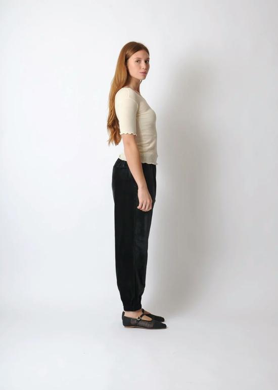  베이스레인지 긴팔 티셔츠 파마 티탑 - BASERANGE