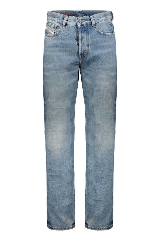  디젤 데님 팬츠 라이트 스트레이트 컷 진 블루