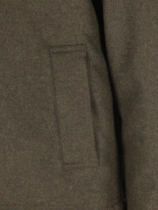  울리치 자켓 울 키팅 셔츠 재킷 다크 그린 - WOOLRICH