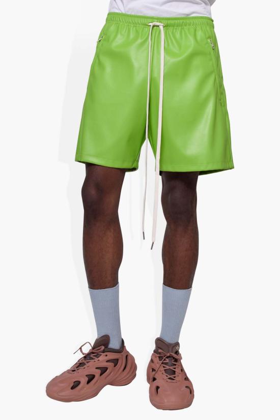  THE CELECT 숏팬츠 셀렉트 지퍼 쇼츠 그린 - OTHER BRANDS