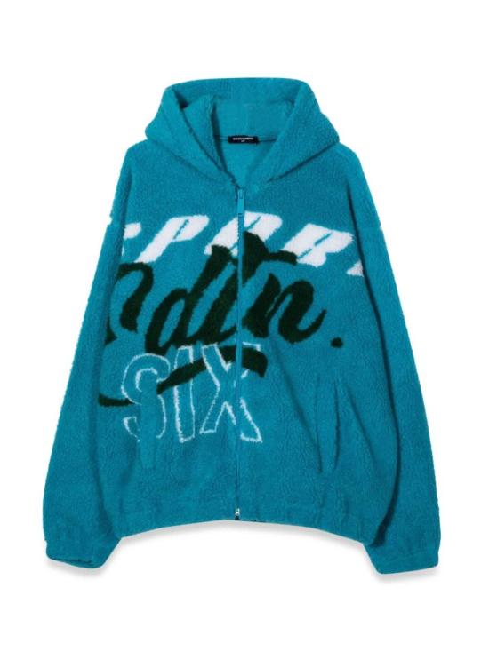  [키즈] 디스퀘어드2 풀오버 키즈 Dsquared2 자카드 퍼 지퍼 후드티 아주르