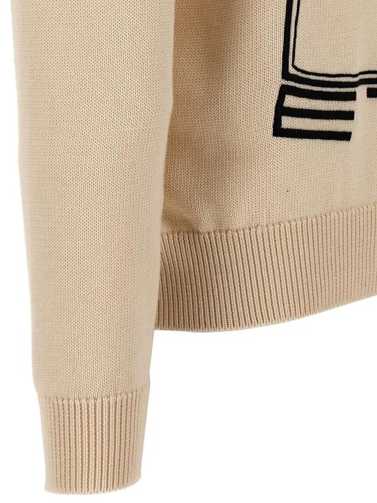  에트로 스웨터 로고 자수  베이지 - ETRO