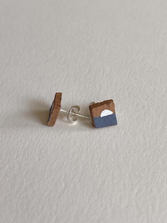  포엠 이어링 포 엠 마이 페인티드 문라이즈 클레이 - PO EM