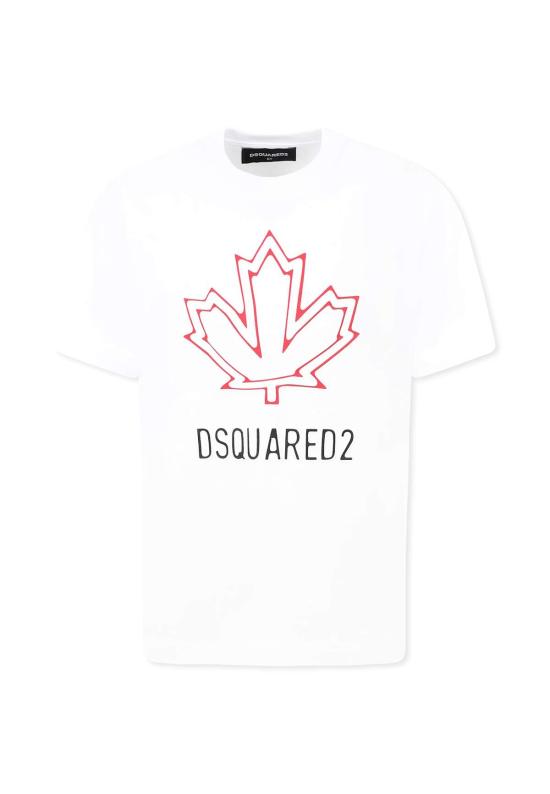  [키즈] 디스퀘어드2 트레이닝 상의 어린이용 Dsquared2 티셔츠 (흰색)