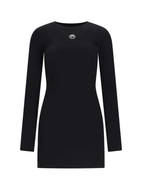  마린세르 숏 원피스 마린 세르 로고 미니 드레스 블랙