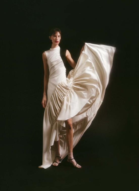  루이자 에 라 루나 롱 원피스 Luisa Et La Luna Laurne 드레스 클레이 - LUISA ET LA LUNA