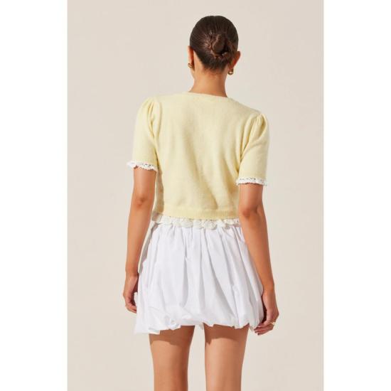  아스트라 더 라벨 숏 스커트 리비 스커트 화이트 - ASTR The Label