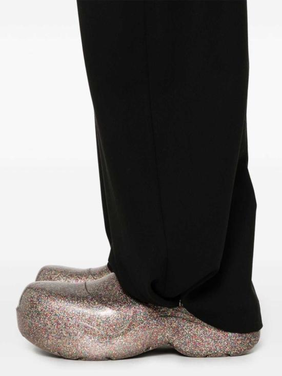  로에베 스트레이트 팬츠 코튼 팬츠 블랙 - LOEWE