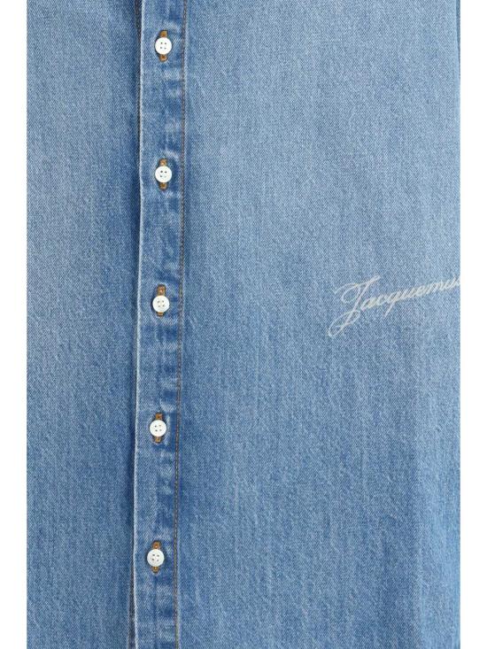  자크뮈스 데님 팬츠 Jacquemus Simon De Nîmes 데님 셔츠 - JACQUEMUS