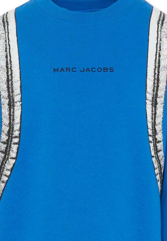  [키즈] 마크제이콥스 풀오버 마크 제이콥스 아동용 백팩 프린트 스웨트셔츠 - MARC JACOBS