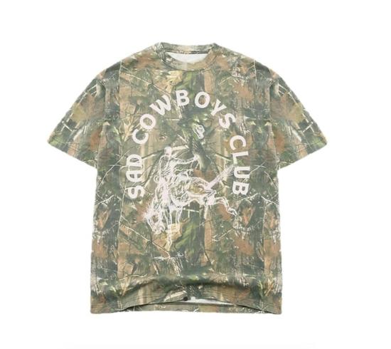  Sad Cowboys Club Cap 반팔 티셔츠 새드 카우보이 클럽 새드 카우보이 셔츠 카모