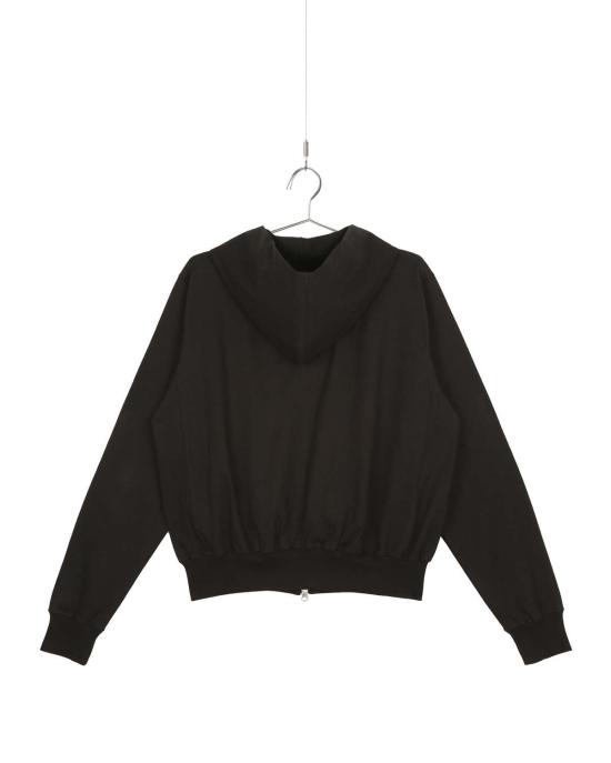  FAVRICS 자켓 패브릭 투웨이 지퍼업 반소매 후드티 블랙 - OTHER BRANDS
