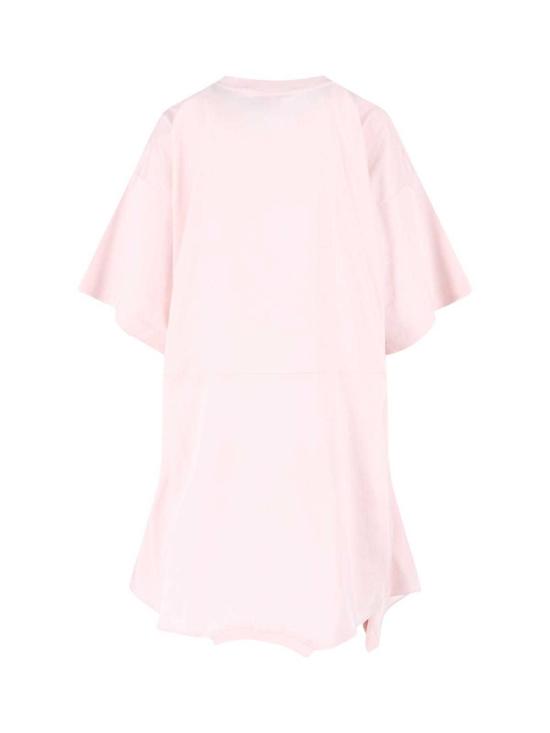  MM6 메종마르지엘라 미디 원피스 Mm6 메종 마르지엘라 비대칭 드레스 핑크 - MM6 MAISON MARGIELA