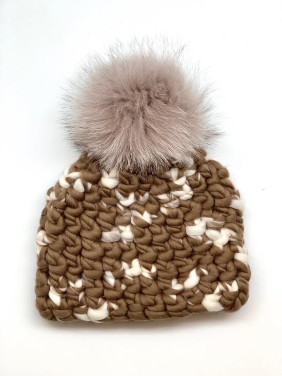  [키즈] Mischa Lampert 모자 키즈 미샤 램퍼트 밤비 XL 폼 비니 멜란지/토프