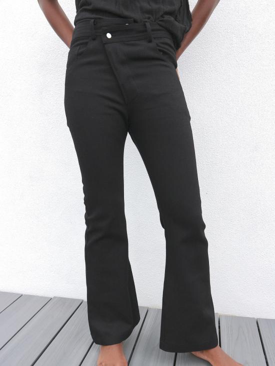  콜리나 스트라다 데님 팬츠 Collina Strada Ineduale 팬츠 블랙