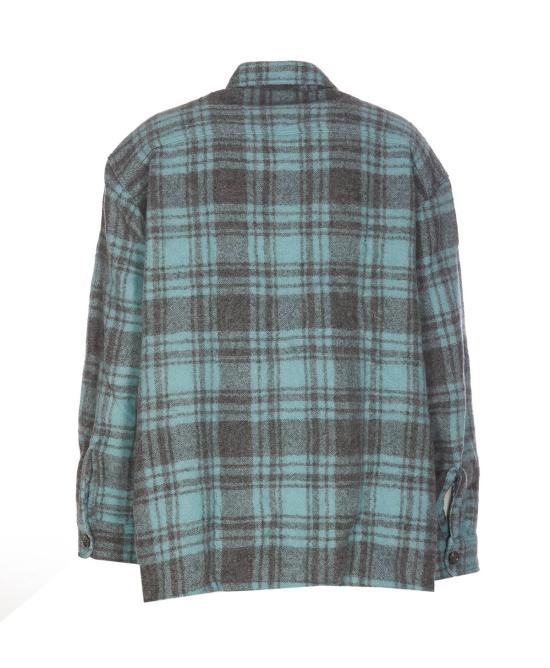  아미 긴팔 셔츠 알렉상드르 마티우시 맥시 오버 - AMI