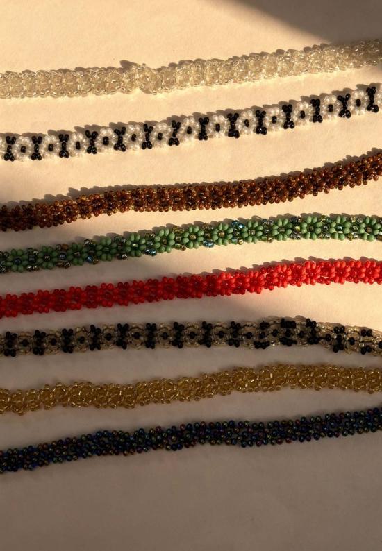  IKKIVI 안경 이키비 골드 비즈 선글라스 체인 옐로우 - OTHER BRANDS