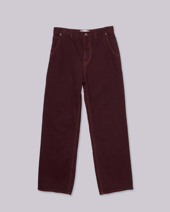  사야카 다비스 뉴욕 데님 팬츠 사야카 데이비스 뉴욕 스트레이트 레그 데님 상그리아 - SAYAKA DAVIS NEW YORK