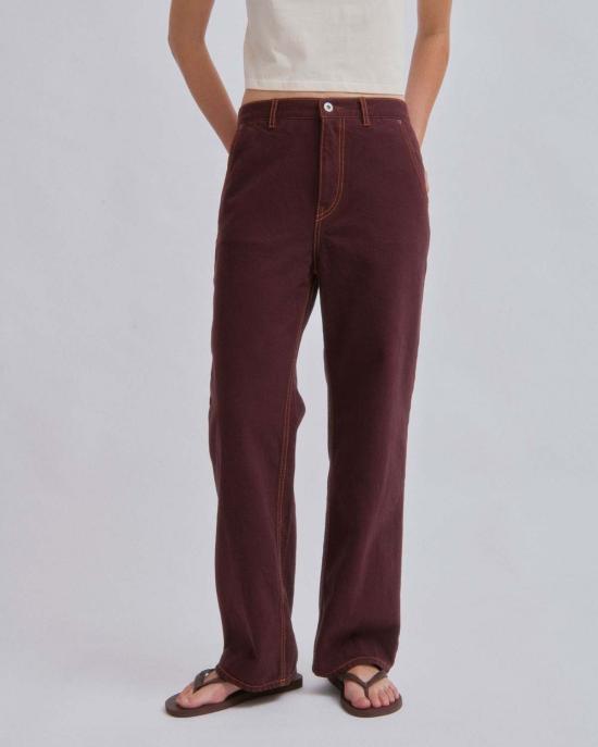  사야카 다비스 뉴욕 데님 팬츠 사야카 데이비스 뉴욕 스트레이트 레그 데님 상그리아