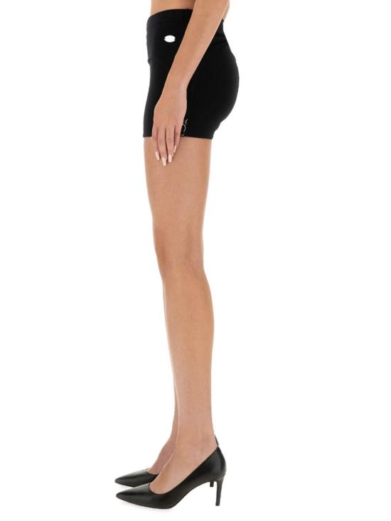  장 폴 고티에 숏팬츠 미니 쇼츠, 가터 쇼츠, 블랙 - JEAN PAUL GAULTIER