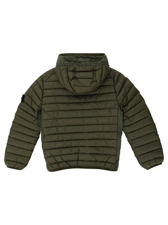  [키즈] 스톤 아일랜드 자켓 키즈  801640624v0058 재킷 그린 - STONE ISLAND