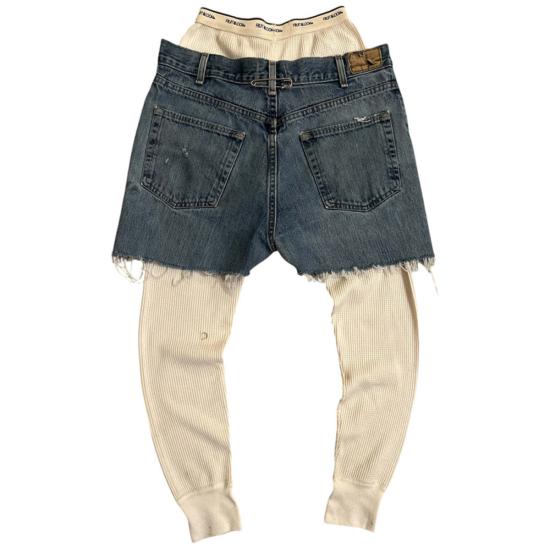  WHOLE 데님 팬츠 Whole Thunder Kiss '65 세트 오프 화이트/데님 - OTHER BRANDS