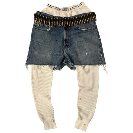  WHOLE 데님 팬츠 Whole Thunder Kiss '65 세트 오프 화이트/데님