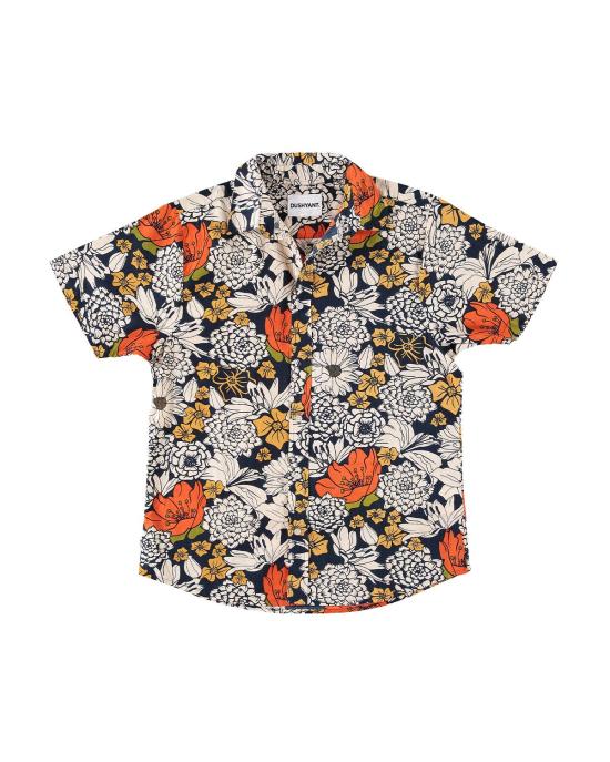  DUSHYANT. 반팔 셔츠 두샨트. 핸드스크린 프린팅 일본