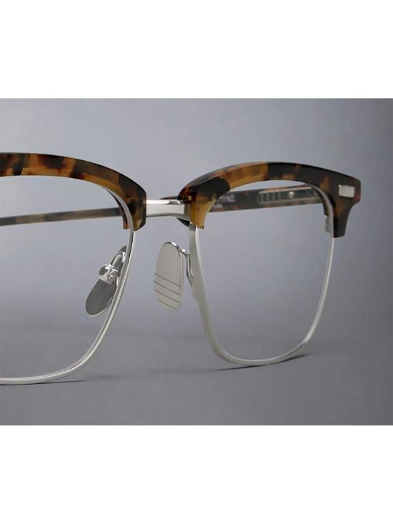  톰브라운 안경 톰 브라운 Ueo711 A/G0003 네이비 토터스/로즈 아이웨어 - THOM BROWNE