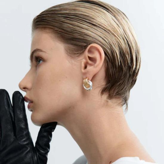  헤븐 메이헴 이어링 베이비 노트 믹스  실버