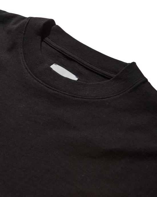  로아 반팔 티셔츠 로고 오가닉 티셔츠 블랙 - ROA