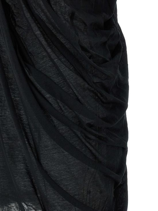  릭 오웬스 민소매 티셔츠 앤섬 탱크탑 블랙 - RICK OWENS