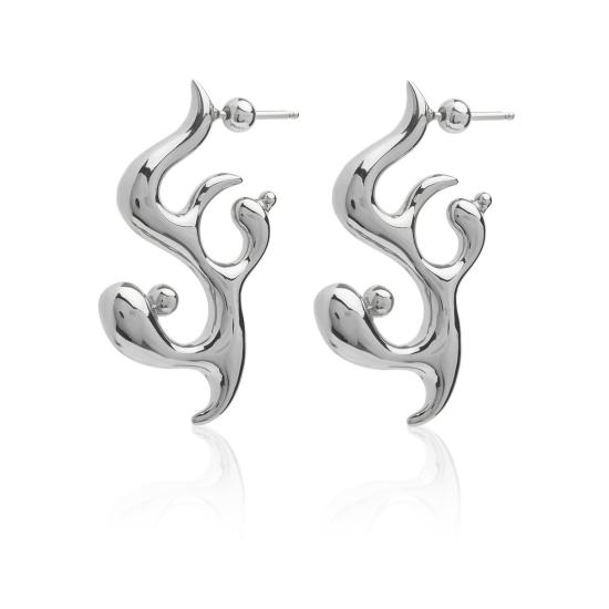  한나 주웻 이어링 한나 주엣 다육식물 불꽃 귀걸이